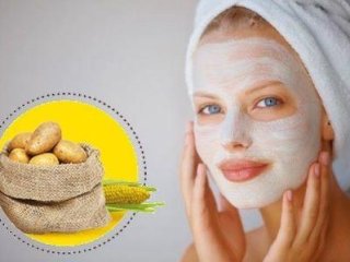 Маска с крахмалом от морщин