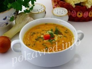 Морковный суп-пюре