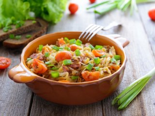 Жаркое из свинины с овощами в мультиварке