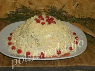 Салат «Оливье» с мясом